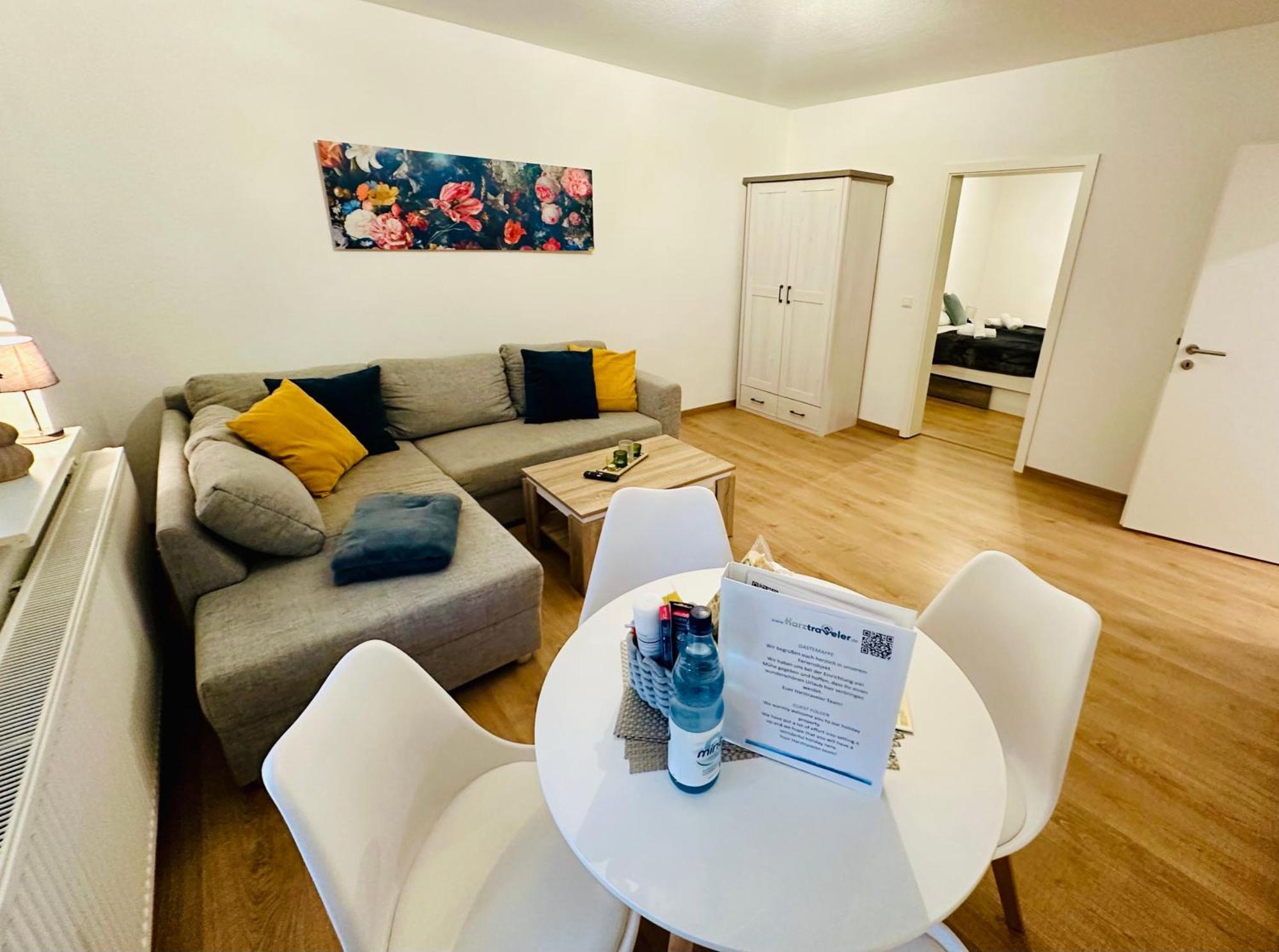 Fewo Kastanie Mit Balkon #Netflix #Innenstadtnaehe Von Harztraveler باد هازبرغ المظهر الخارجي الصورة