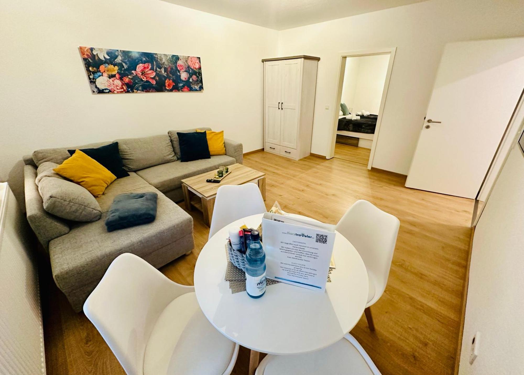 Fewo Kastanie Mit Balkon #Netflix #Innenstadtnaehe Von Harztraveler باد هازبرغ المظهر الخارجي الصورة